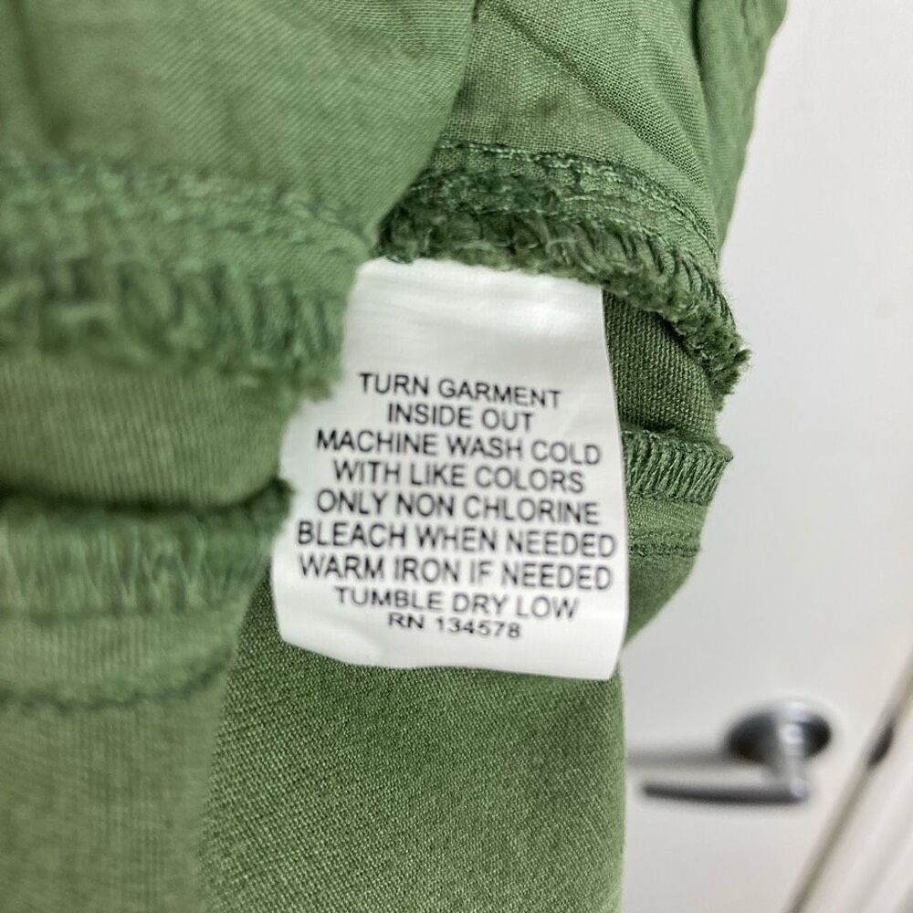 Vineyard Vines Women's Skinny Utility Chino Pant Army Green Back Cargo Pockets 8 - Picture 10 of 10